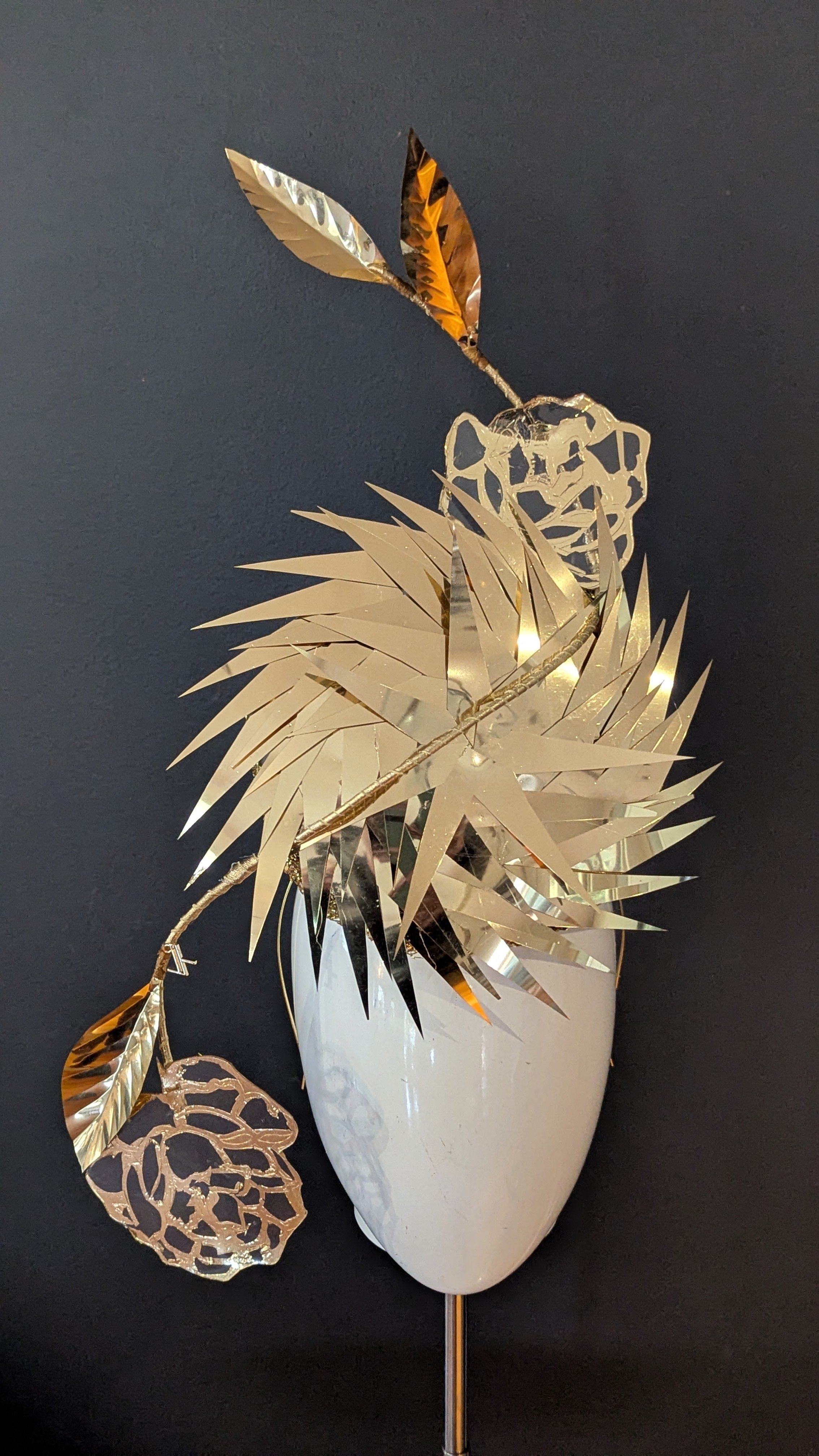 Golden Rose Shimmer Percher