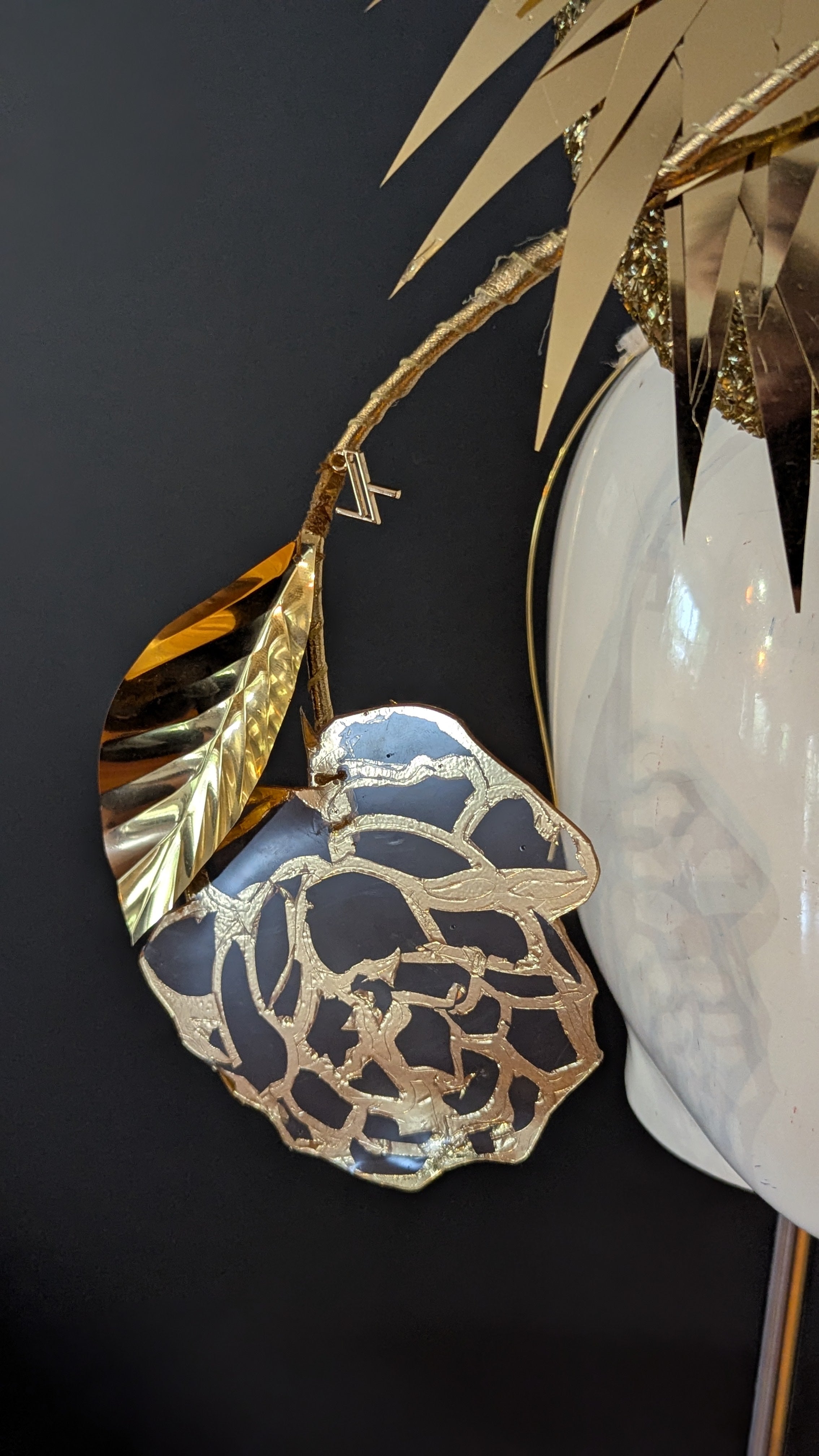 Golden Rose Shimmer Percher