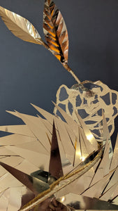 Golden Rose Shimmer Percher