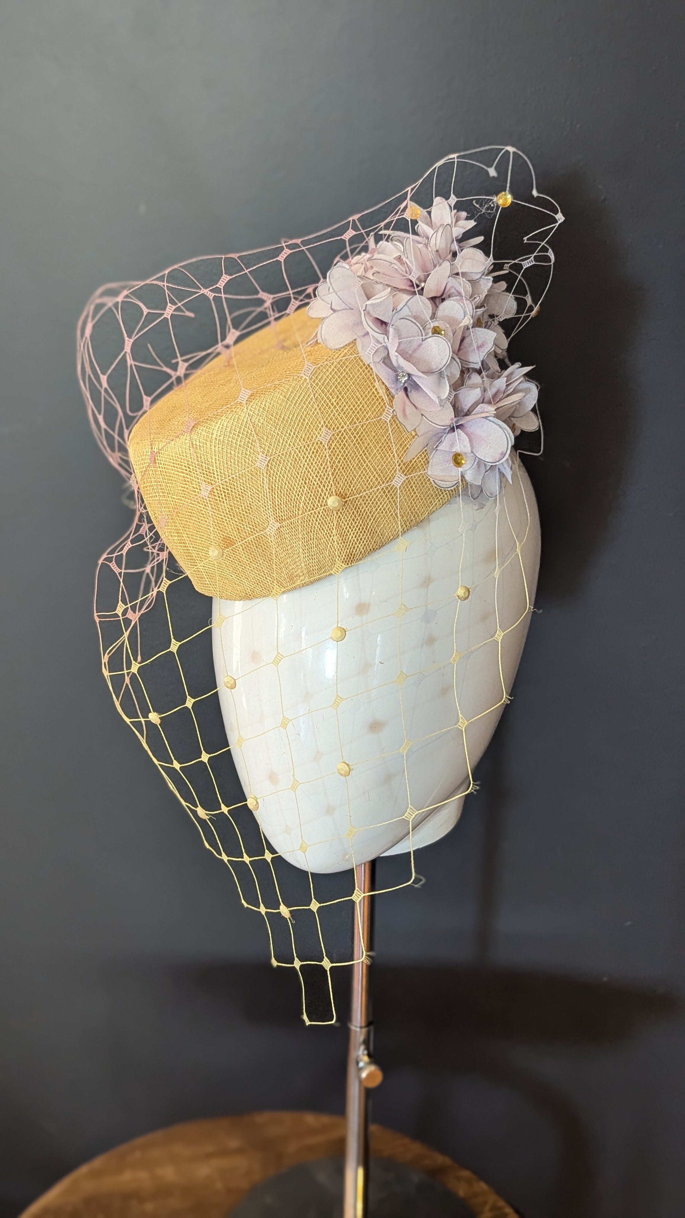 Hydrangea Heaven Sequinned Cocktail Pillbox