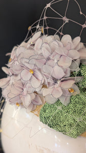 Hydrangea Heaven Sequinned Cocktail Pillbox