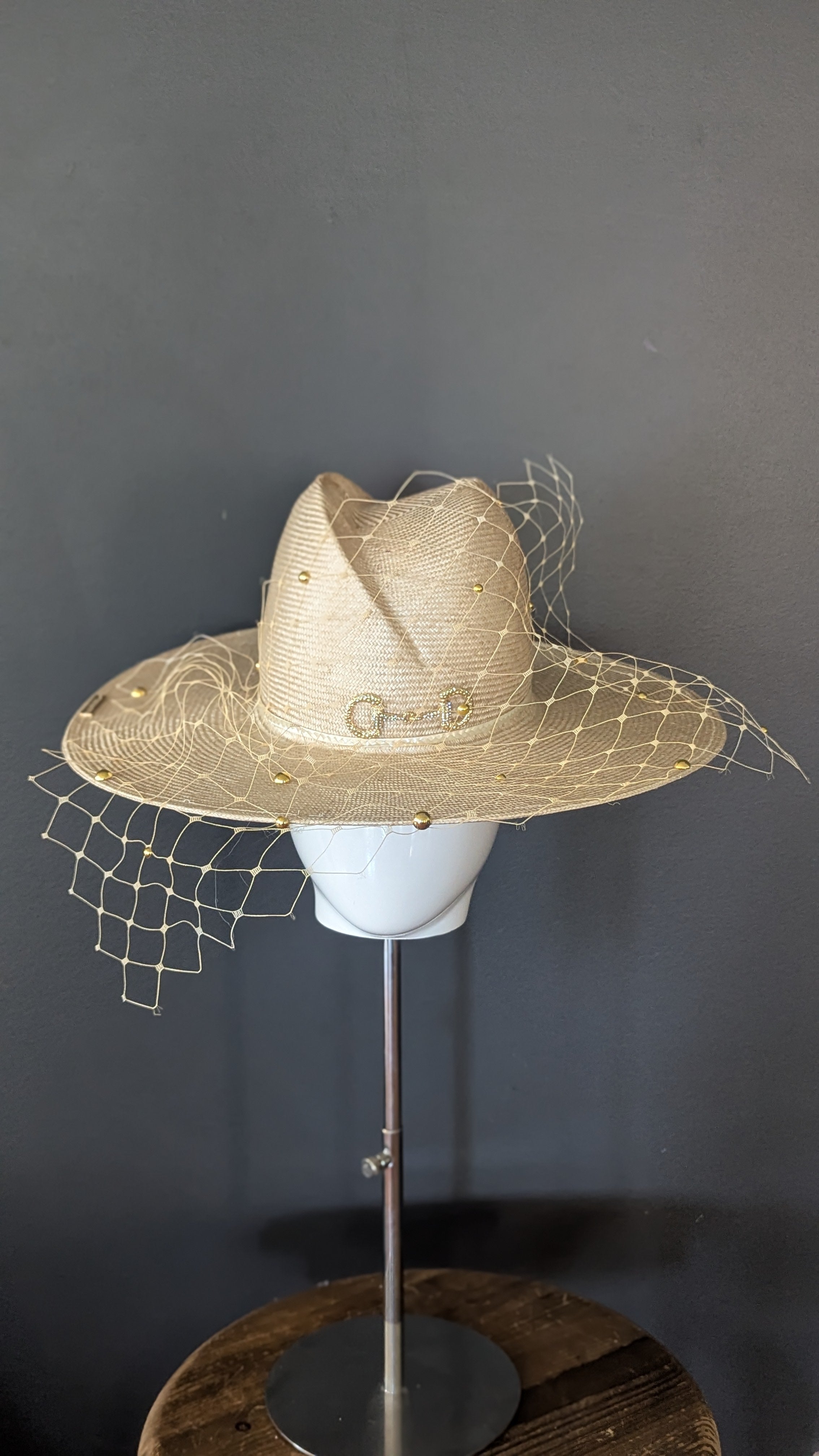 Giddy Up Equestrian Natural Straw Stylish Fedora