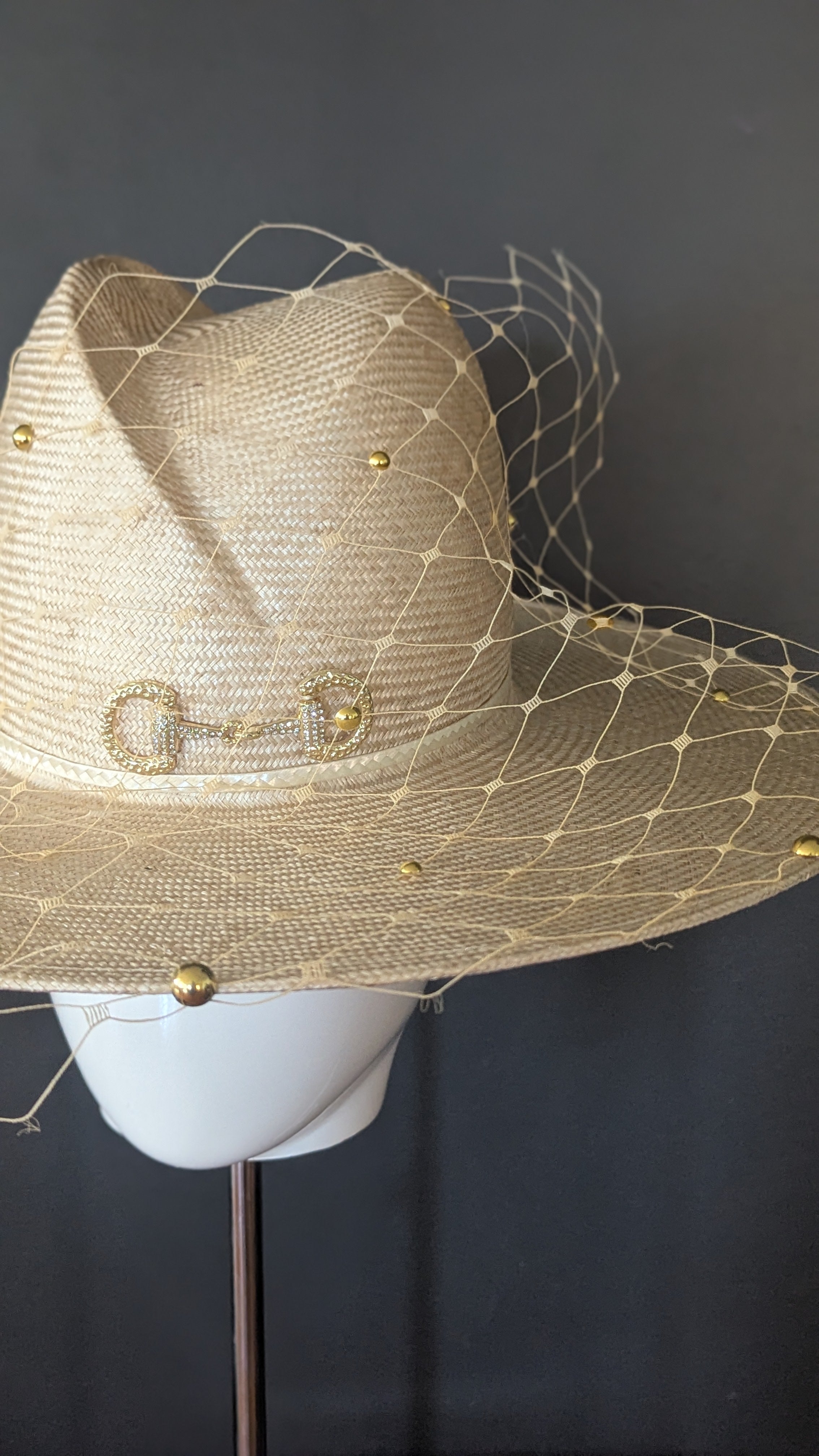 Giddy Up Equestrian Natural Straw Stylish Fedora