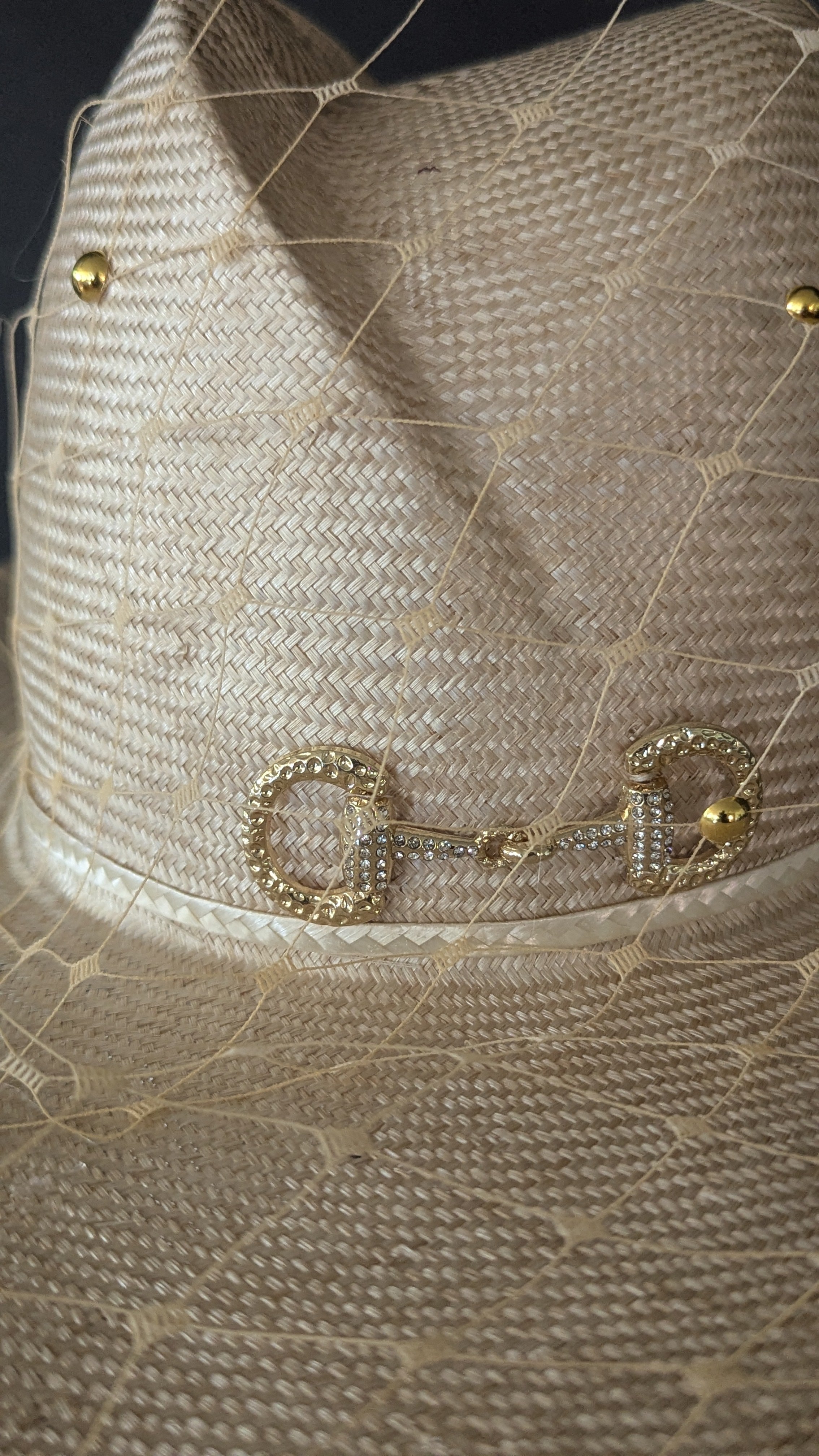 Giddy Up Equestrian Natural Straw Stylish Fedora