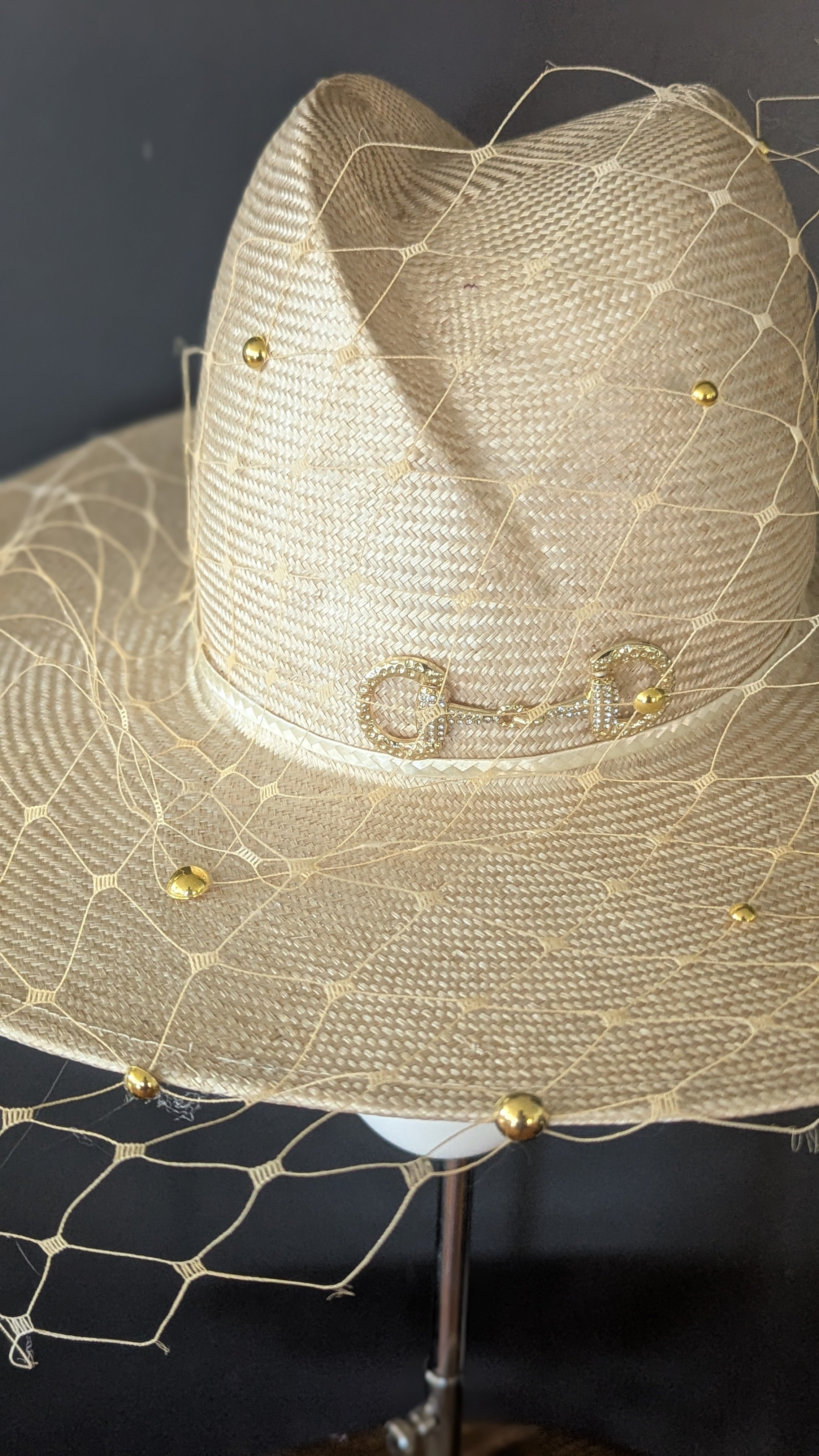 Giddy Up Equestrian Natural Straw Stylish Fedora