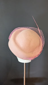 Audrey Pale Pink Vintage Pillbox