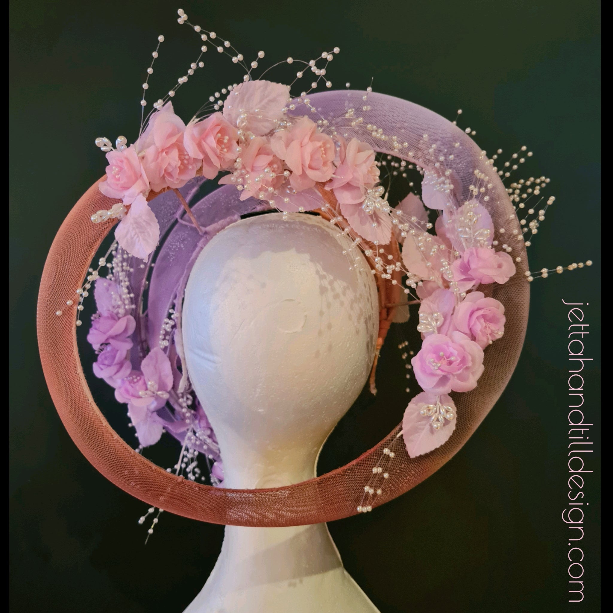 Blossom lilac and pastel pink halo