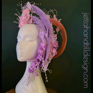 Blossom lilac and pastel pink halo