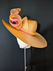 Sunset Ombre Straw Wide Brim