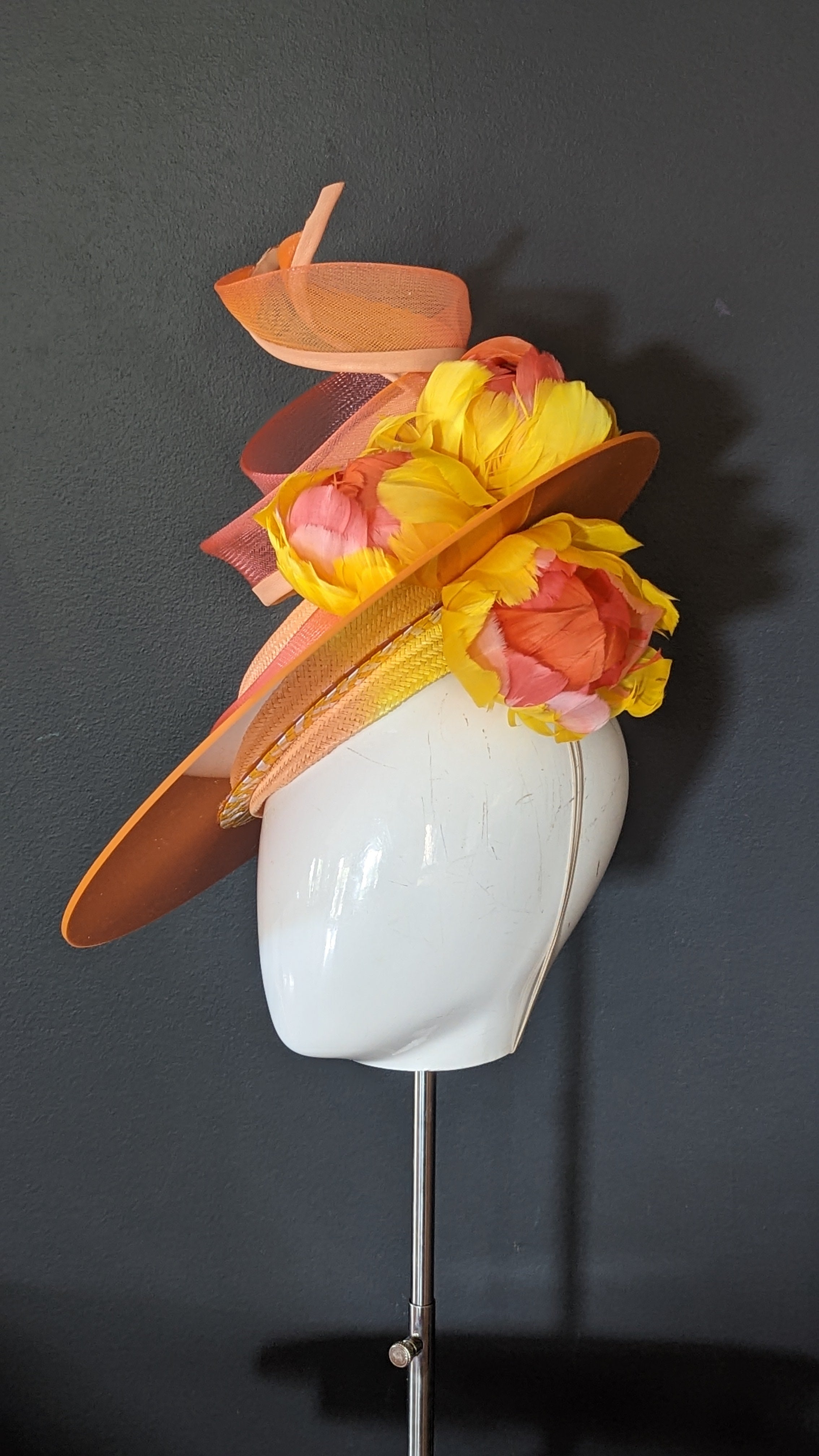 Florescence Tangerine Acrylic Brim