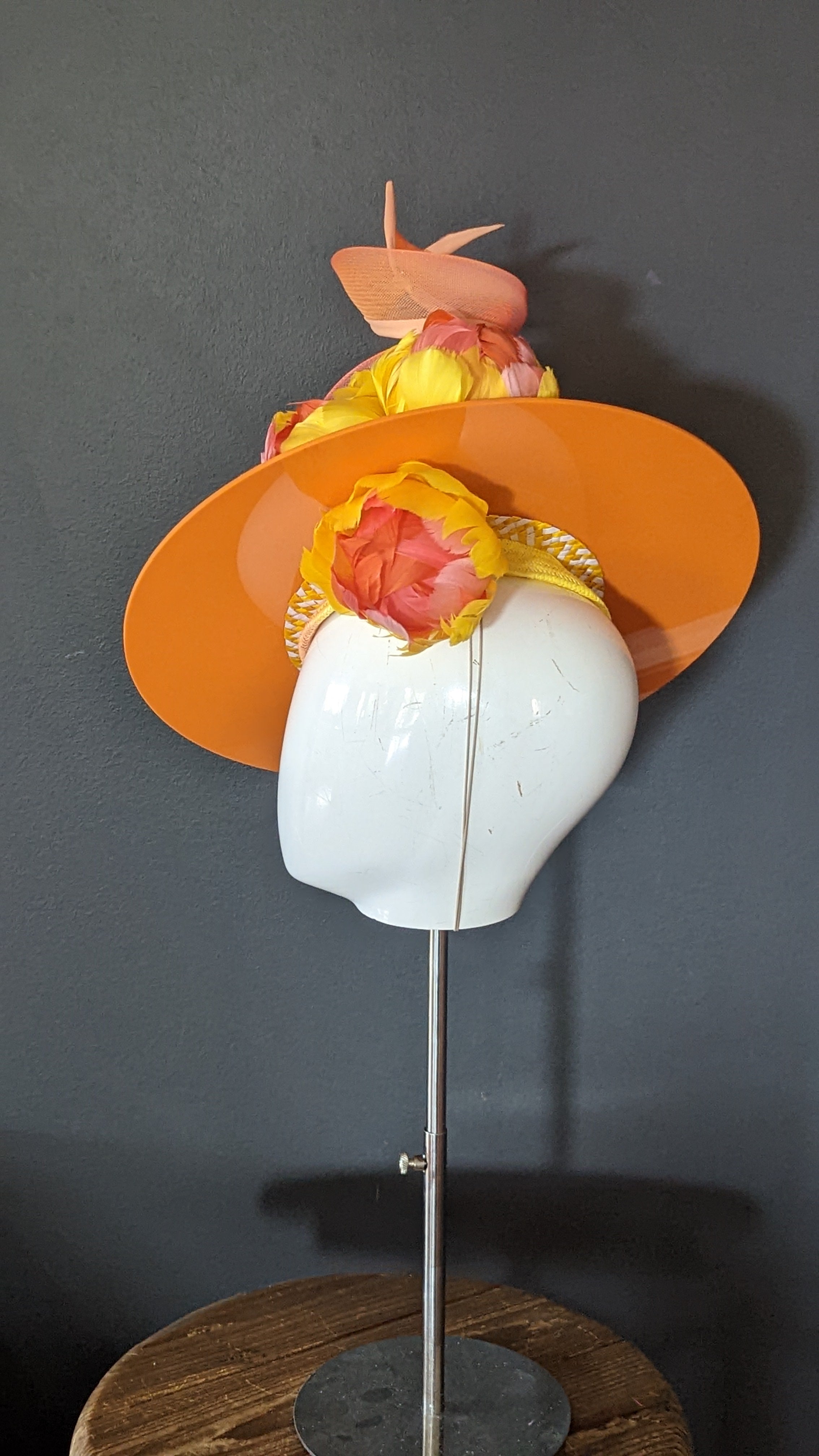 Florescence Tangerine Acrylic Brim