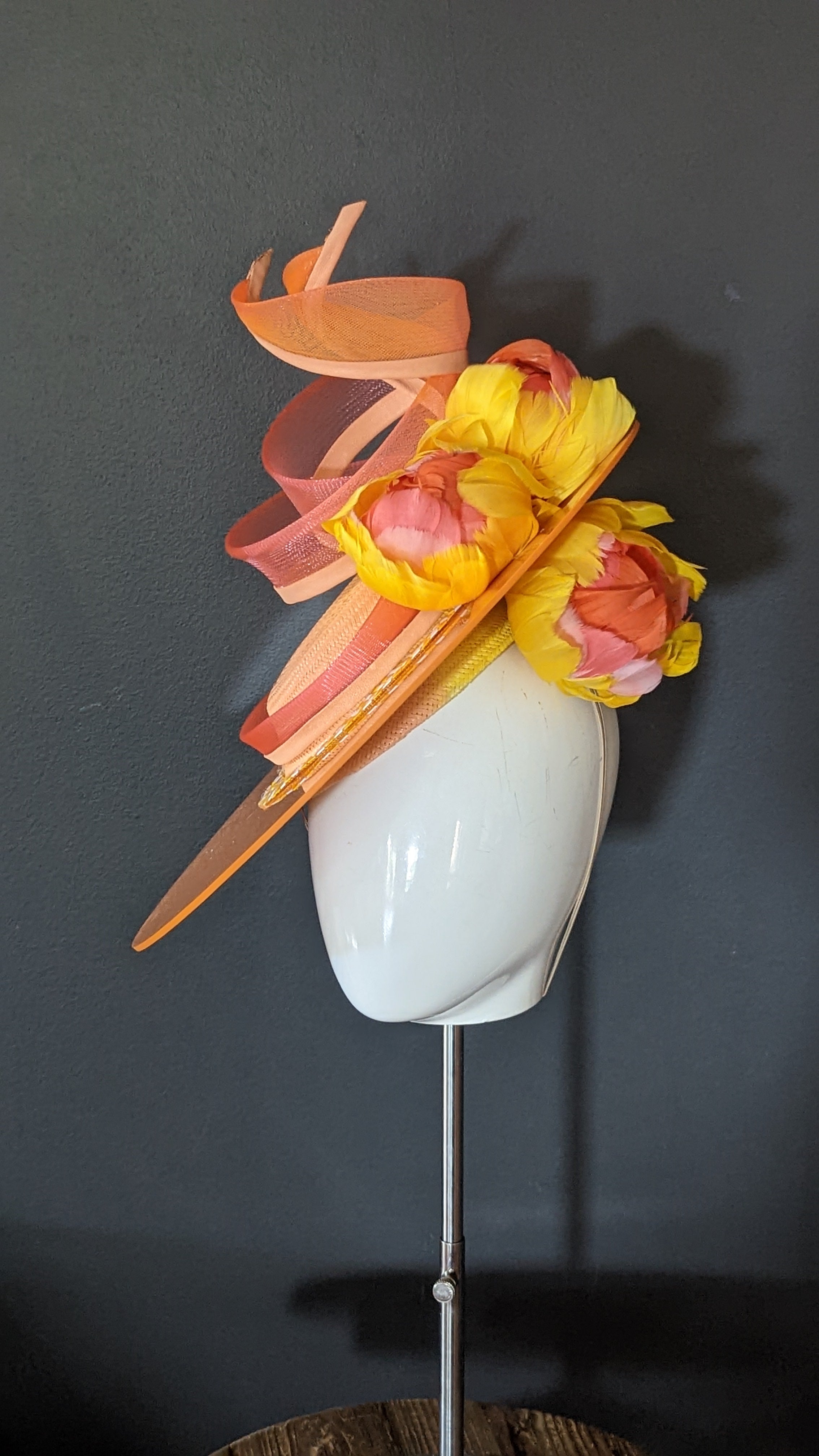 Florescence Tangerine Acrylic Brim